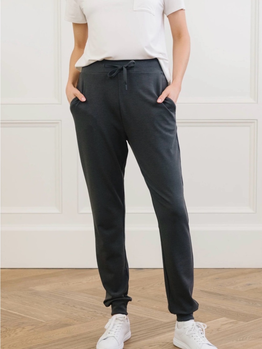 Cozy Earth Women's Bamboo Jogger Pant size XL in Charcoal